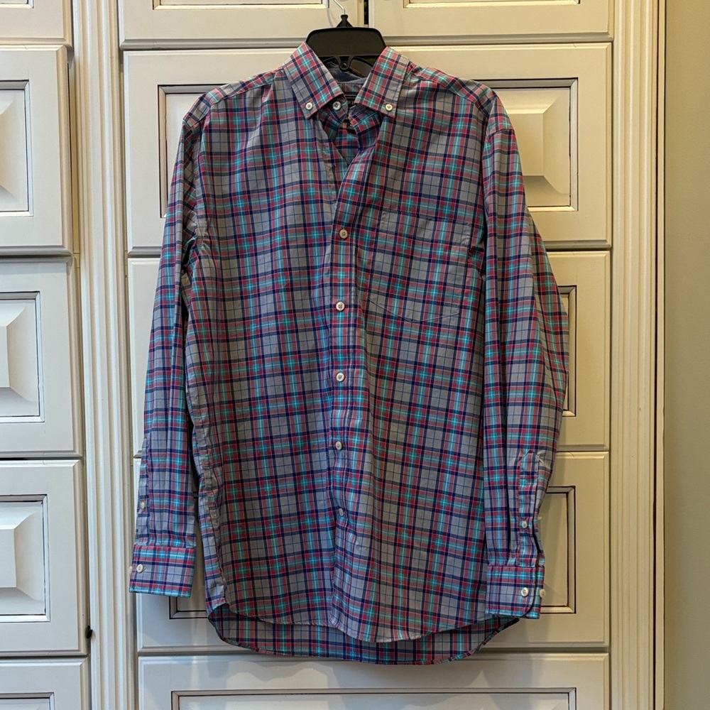 Crown & Ivy Men's Plaid Button-Down Shirt